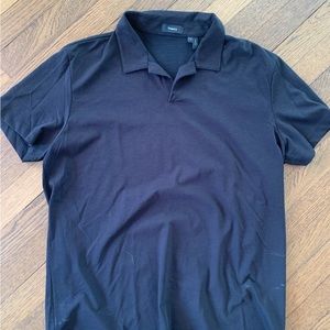 THEORY black polo shirt.  Once worn.